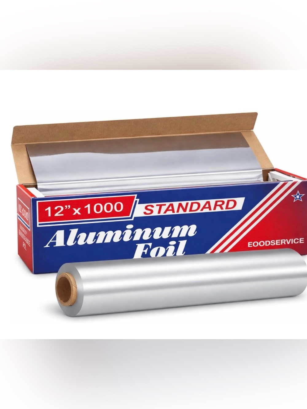 Standard Aluminum Foil Roll - Silver